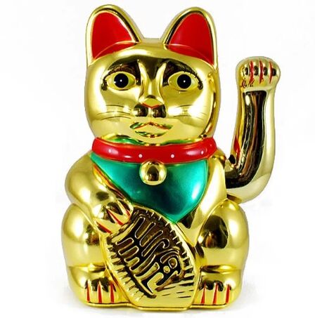 Maneki neko katės figūrėlė